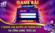 Lợi Ích Khi Chơi Game Tại 789club